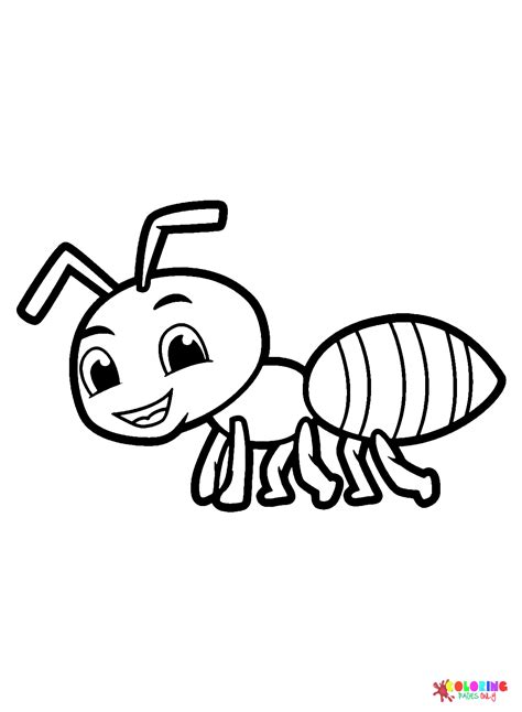 Ant Coloring Pages Printable for Free Download