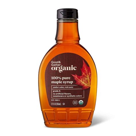 Organic Maple Syrup - 12oz - Good & Gather in 2021 | Organic maple ...