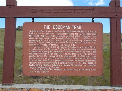 The Bozeman Trail, Montana - Discovering Montana