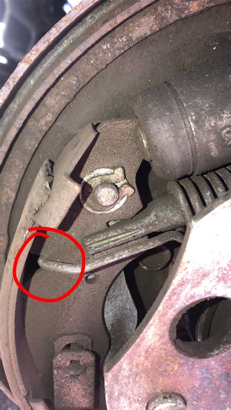 Anyone know the best way to hook the drum brake spring into the shoe | Honda CR-V Owners Club Forums