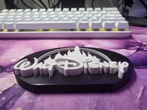 Walt Disney 3d Printed Logo Sign - Etsy