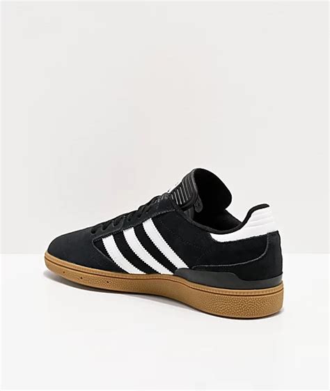 adidas Busenitz Pro Black, White, & Gum Shoes | Zumiez