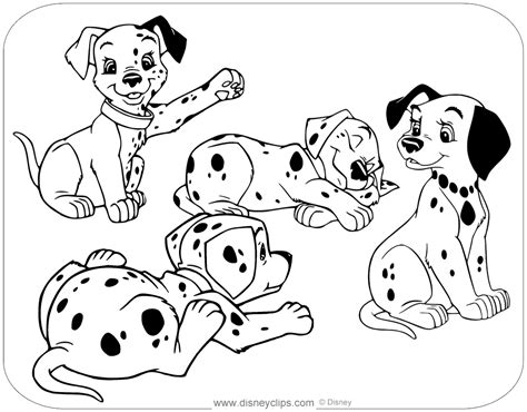 Free Printable Dalmatian Coloring Pages