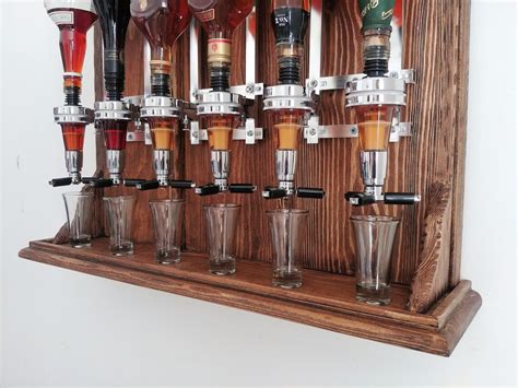 Home Whiskey Bar/wall Mounted Whiskey Dispenser/gift for - Etsy UK