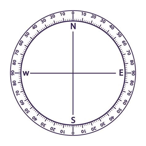 10 Best Printable Compass Template PDF for Free at Printablee | Compass, Template printable ...