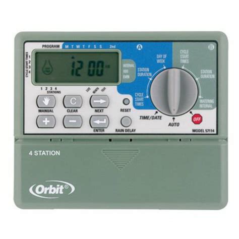 Orbit Sprinkler Timer 4 Station Manual