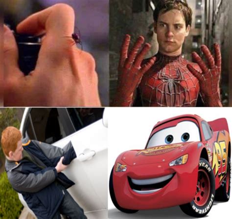 Car Bite | Peter Parker's Spider Bite | Know Your Meme