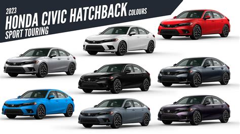 2023 Honda Civic Hatchback Sport Touring - All Color Options - Images ...