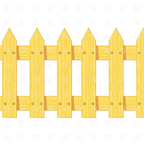 wooden fence vector - Clip Art Library