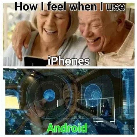 android vs iphone meme | Humor iphone, Memes divertidos, Bromas