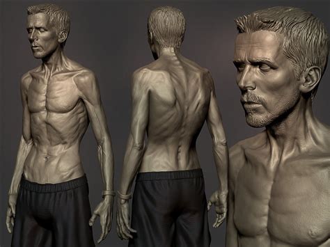 ArtStation - Christian Bale The Machinist