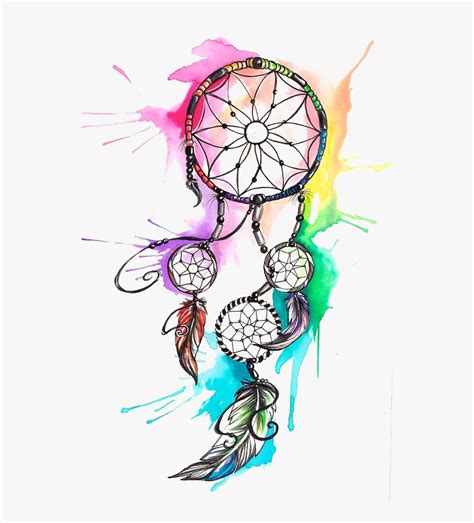 Transparent Dreamcatcher Clipart - Watercolor Dream Catcher Png, Png Download , Transparent Png ...