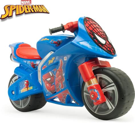 INJUSA – Spiderman Ride-on XL with Official Brand License Recommended for Children +3 Years with ...