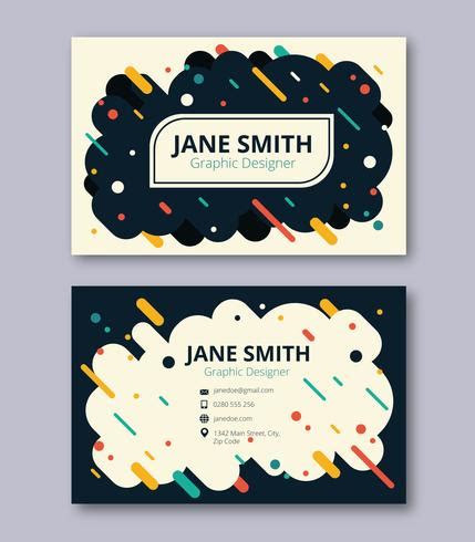 Minimalist Business Card Template 194414 Vector Art at Vecteezy