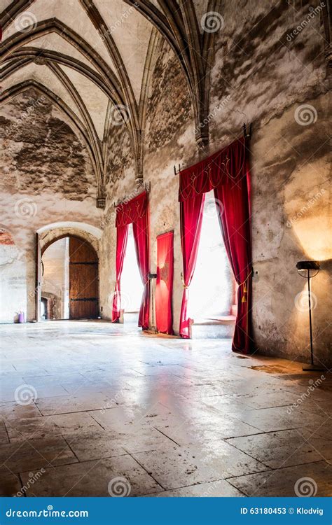 Gothic castle interior stock image. Image of modern, medieval - 63180453