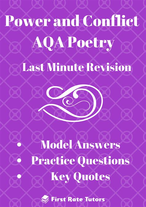 Power and Conflict Anthology: Model Answers — First Rate Tutors