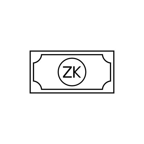 Zambia Currency Symbol, Zambian Kwacha Icon, ZMW Sign. Vector ...