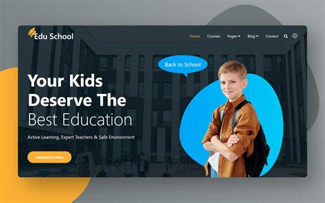 Edu School a Website Template for Education Schools » W3Layouts