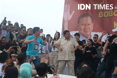 Prabowo Joget Gemoy di Cilincing Jakut, Emak-Emak Heboh