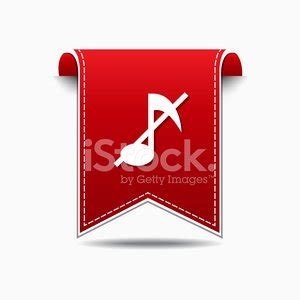 Music Notes Red Vector Icon Design Stock Clipart | Royalty-Free ...