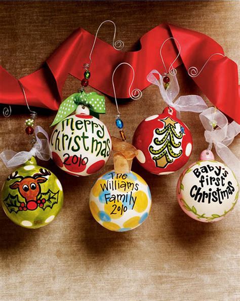 Beautiful Personalized Christmas Ornaments