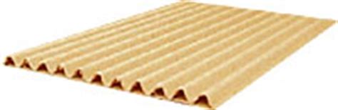 Single Face Plain Corrugated Cardboard Sheets - 3/16" Thick