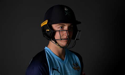 Harry Brook poses for a headshot at Yorkshire's media day | ESPNcricinfo.com