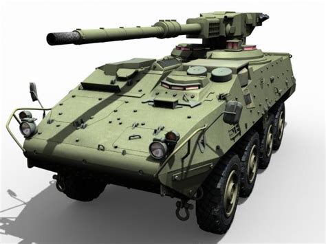 stryker mgs 3d model