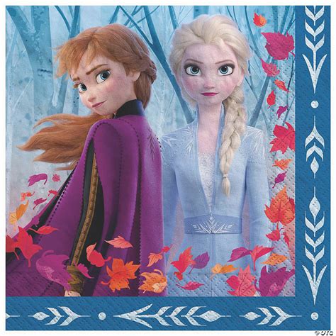 Disney’s Frozen II Elsa & Anna with Leaves Luncheon Napkins - 16 Pc.