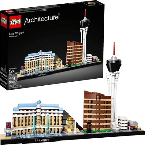 Amazon | LEGO Architecture Las Vegas 21047 (501 Piece), Multi | ブロック | おもちゃ