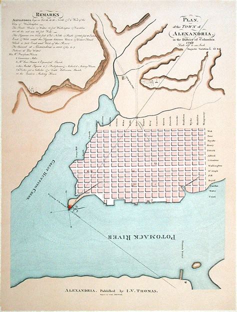 Alexandria, Virginia 1798 - Souvenir Series - Historic Urban Plans