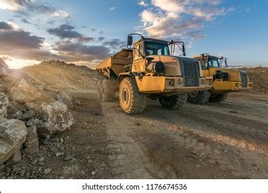 Large Trucks Open Pit Mine Stock Photo 1176674536 | Shutterstock