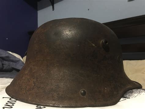 A Model 16 Stahlhelm a bought want to know if it’s real. : r/Militariacollecting