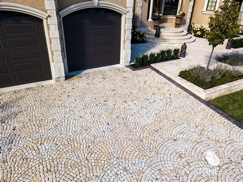 How Cobblestone Driveways Are Installed - STONEarch