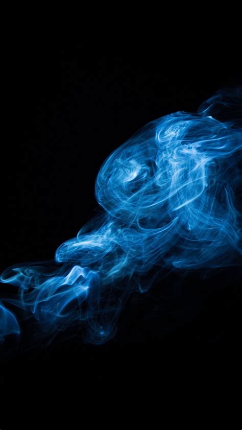 Blue Smoke Wallpaper - iPhone, Android & Desktop Backgrounds