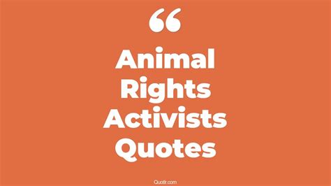 45+ Dreamy Animal Rights Activists Quotes That Will Unlock Your True Potential