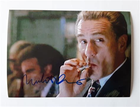 Robert De Niro Goodfellas 5 x 7 photo signed with proof | Etsy