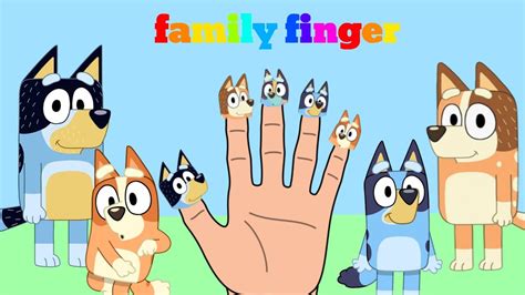 bluey | The Family Finger Song | Nursery Rhymes & Song For Children ...