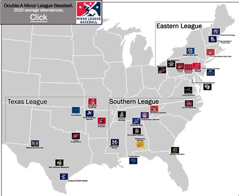 Baseball: MiLB Double-A « billsportsmaps.com