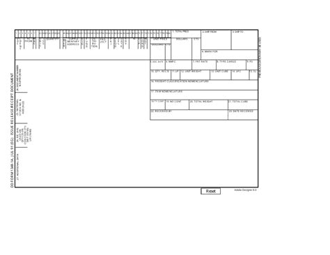 DD Form 1A Commissioning Certificate