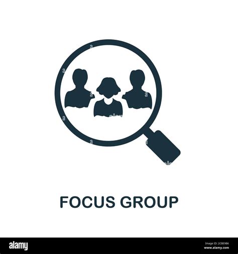 Focus Group icon. Simple element from team building collection. Creative Focus Group icon for ...