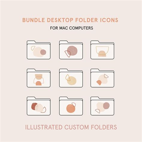 Custom Folder Icons for Mac Computers Mac Desktop Icons - Etsy