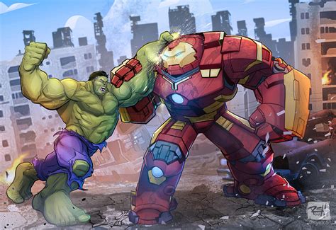 Iron Man Hulkbuster Vs Hulk