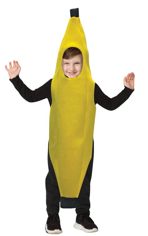 Ultimate Banana Halloween Costume, Child Size 4-6 - Walmart.com