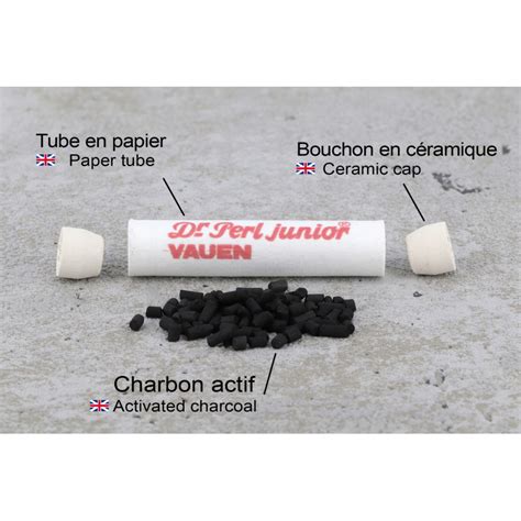 Vauen Dr Perl 9mm activated charcoal pipe filters (x100) - La Pipe Rit