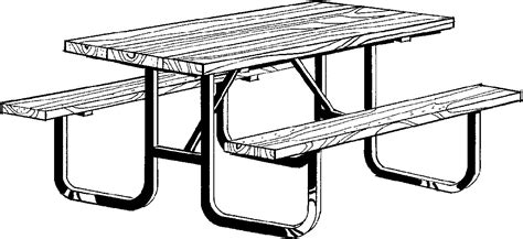 Picnic Table Clip Art Black And White Picnic Table Clipart Stunning | The Best Porn Website