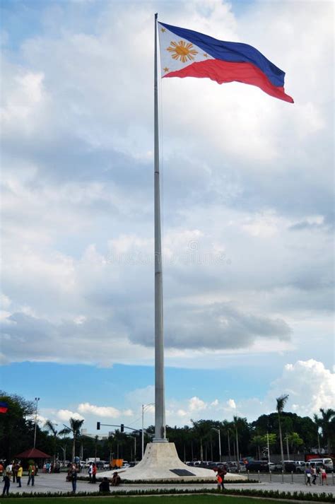 Filipino Flag Flying in a Boat, Boracay Editorial Stock Image - Image ...