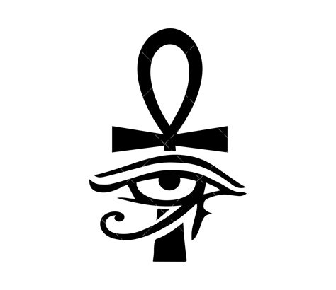 Eye of Horus SVG, PNG, PDF, Ankh Cross SVG