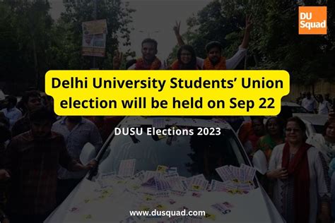 DUSU Election 2023 will be held on Sep 22