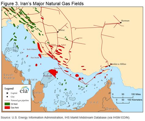 Iran Oil Fields Map - Cities And Towns Map